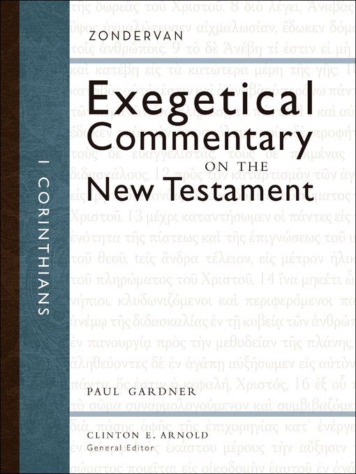 Title details for 1 Corinthians by Paul D. Gardner - Available